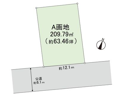 さいたま市緑区美園2丁目 A区画 区画図