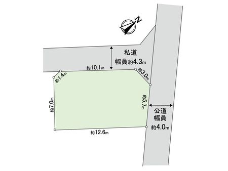 さいたま市緑区大字中尾 区画図