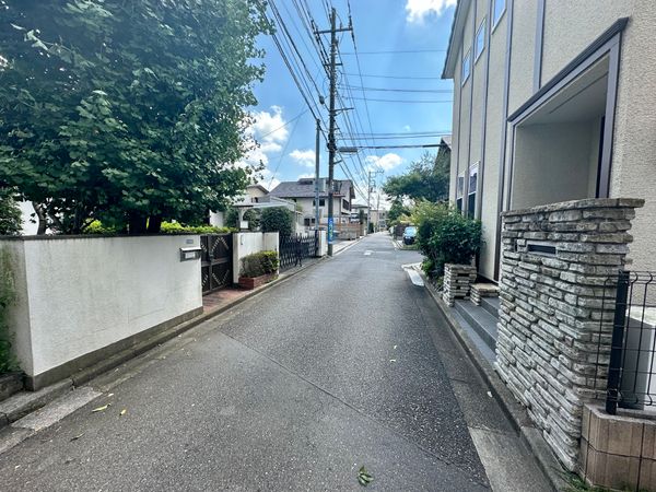 さいたま市中央区大戸1丁目 前面道路含む外観