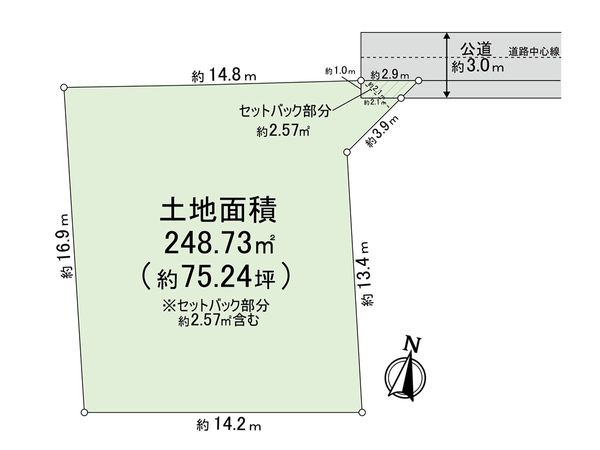 さいたま市中央区大戸5丁目 区画図