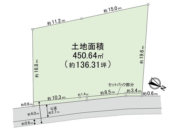 さいたま市南区太田窪4丁目 区画図