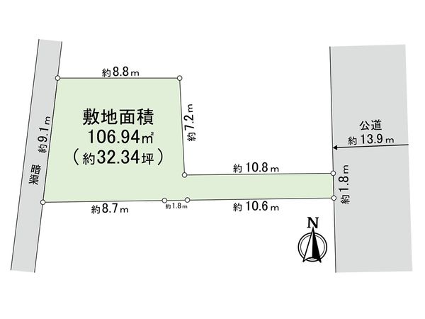 さいたま市浦和区本太1丁目 区画図 さいたま市浦和区本太1丁目 区画図