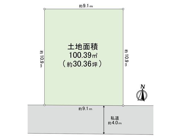 さいたま市浦和区本太5丁目 区画図 さいたま市浦和区本太5丁目 区画図