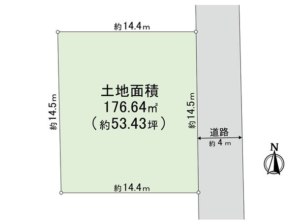 さいたま市大宮区三橋1丁目 区画図 さいたま市大宮区三橋1丁目 区画図