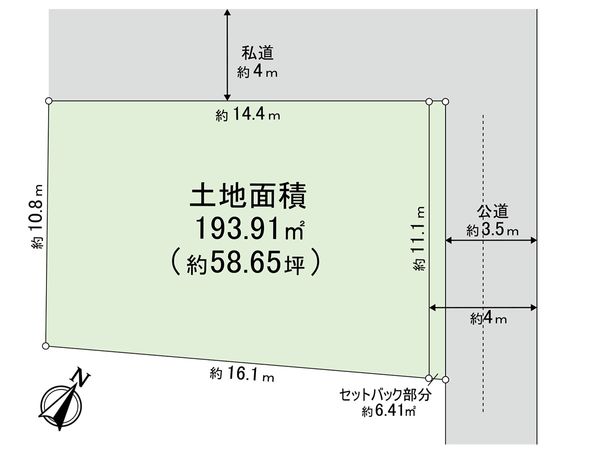 さいたま市桜区西堀2丁目 区画図