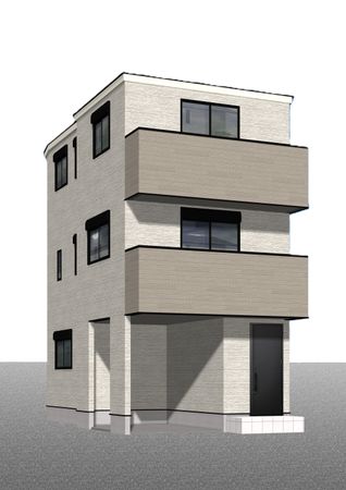 さいたま市桜区西堀2丁目 A号棟 外観パース図 さいたま市桜区西堀2丁目 A号棟 外観パース図