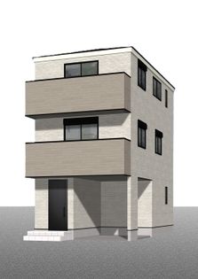 さいたま市桜区西堀2丁目 C号棟 外観パース図
