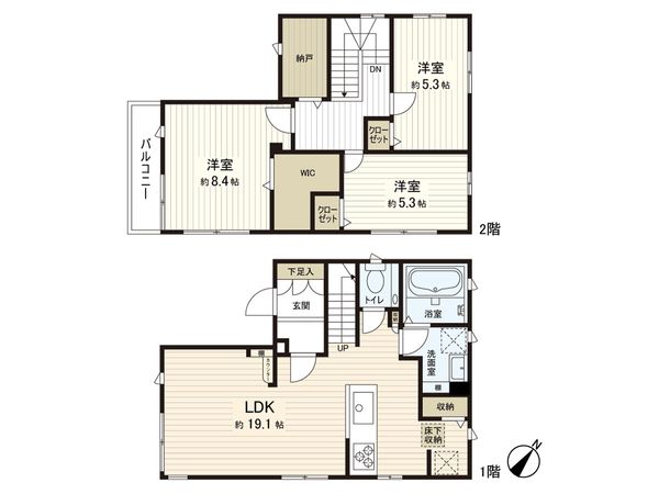 さいたま市緑区大間木2丁目 間取図(平面図)