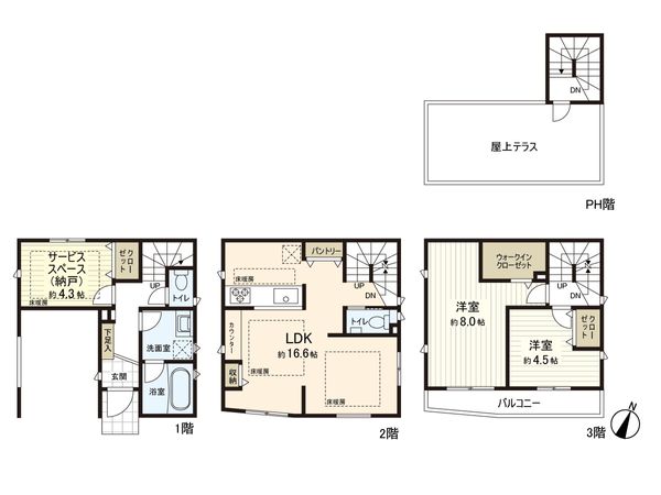 さいたま市浦和区元町2丁目 間取図(平面図)