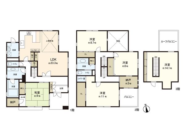 さいたま市浦和区常盤7丁目 間取図(平面図)