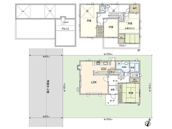 さいたま市緑区大字中尾 間取図(平面図) さいたま市緑区大字中尾 間取図(平面図)
