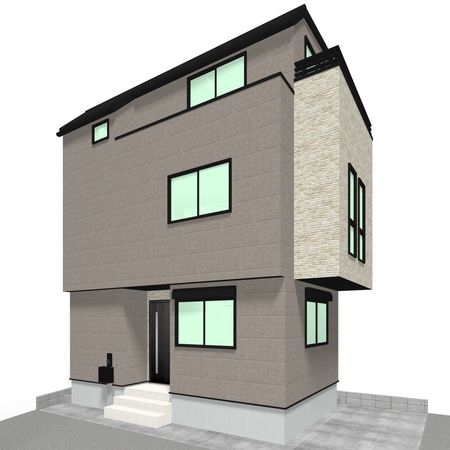 さいたま市緑区原山2丁目 外観パース図 さいたま市緑区原山2丁目 外観パース図