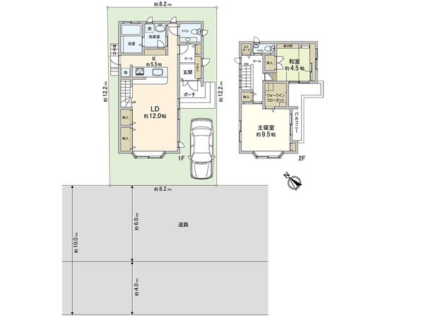 さいたま市緑区美園6丁目 間取図(平面図) さいたま市緑区美園6丁目 間取図(平面図)