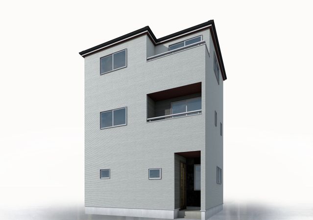 さいたま市浦和区領家5丁目 2号棟 外観パース図 さいたま市浦和区領家5丁目 2号棟 外観パース図