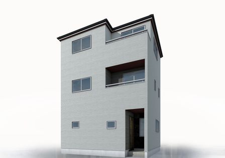 さいたま市浦和区領家5丁目 2号棟 外観パース図