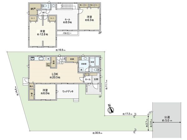 さいたま市緑区原山1丁目 間取図(平面図) さいたま市緑区原山1丁目 間取図(平面図)