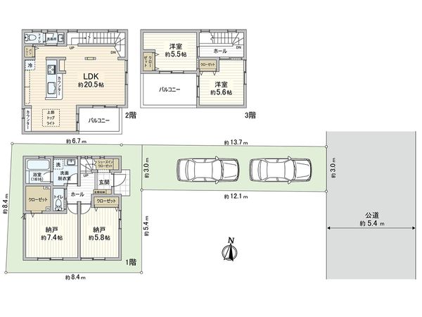 さいたま市浦和区常盤3丁目 間取図(平面図) さいたま市浦和区常盤3丁目 間取図(平面図)
