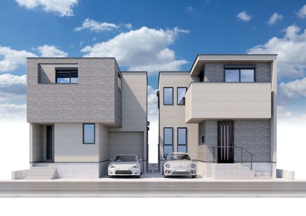 さいたま市大宮区三橋1丁目 1号棟 外観パース図