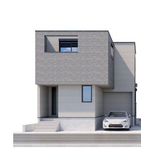 さいたま市大宮区三橋1丁目 2号棟 外観パース図