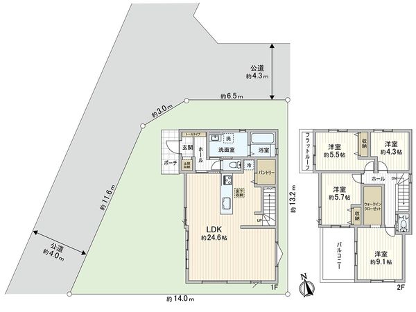 さいたま市緑区大字三室 間取図(平面図)