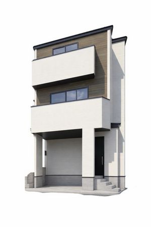 さいたま市南区大字太田窪1号棟 外観パース図 さいたま市南区大字太田窪1号棟 外観パース図