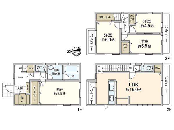 さいたま市緑区東浦和6丁目 間取図(平面図) 間取図(平面図)