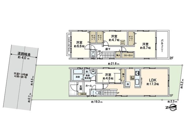 さいたま市南区別所1丁目 間取図(平面図) さいたま市南区別所1丁目 間取図(平面図)