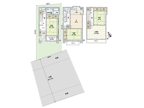 和光市丸山台2丁目 間取図(平面図) 和光市丸山台2丁目 間取図(平面図)
