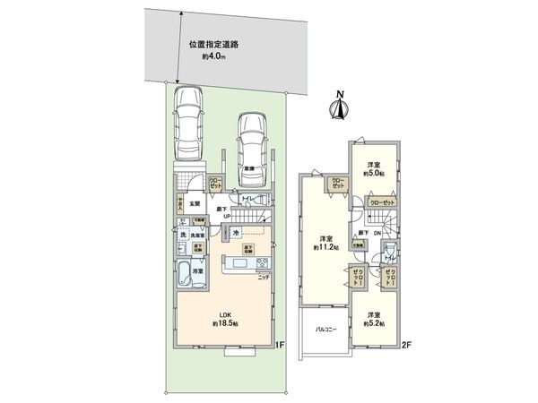 さいたま市緑区道祖土3丁目 間取図(平面図)