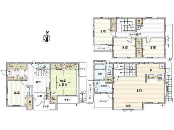 さいたま市浦和区瀬ヶ崎1丁目 間取図(平面図) さいたま市浦和区瀬ヶ崎1丁目 間取図(平面図)