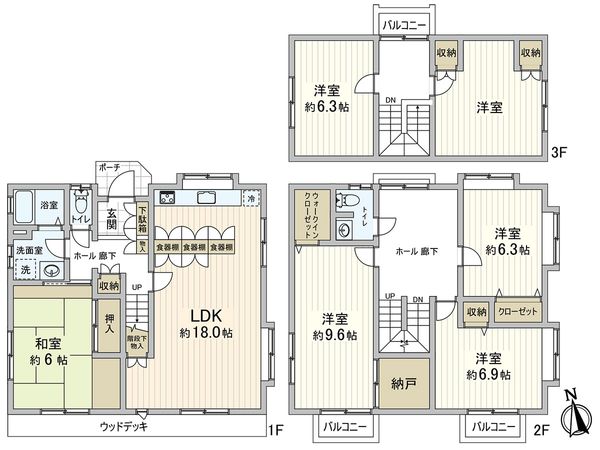 さいたま市桜区栄和5丁目 間取図(平面図) さいたま市桜区栄和5丁目 間取図(平面図)