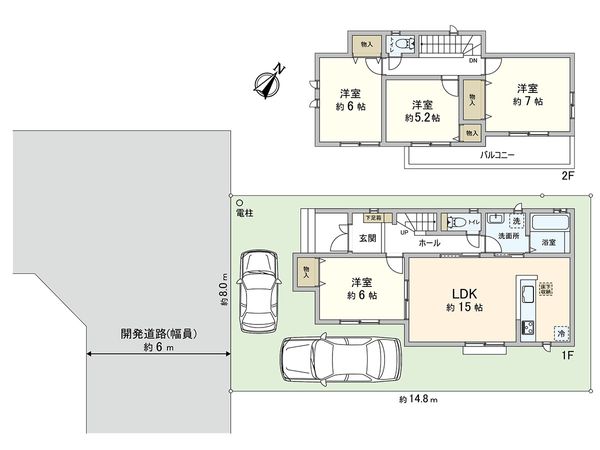 さいたま市緑区宮本2丁目 J号棟 間取図(平面図) さいたま市緑区宮本2丁目 J号棟 間取図(平面図)