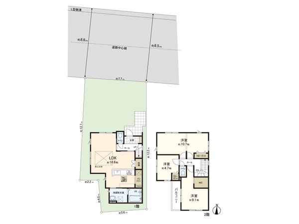 さいたま市緑区大字中尾 間取図(平面図)