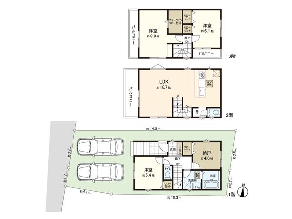 さいたま市緑区大字中尾 間取図(平面図) さいたま市緑区大字中尾 間取図(平面図)
