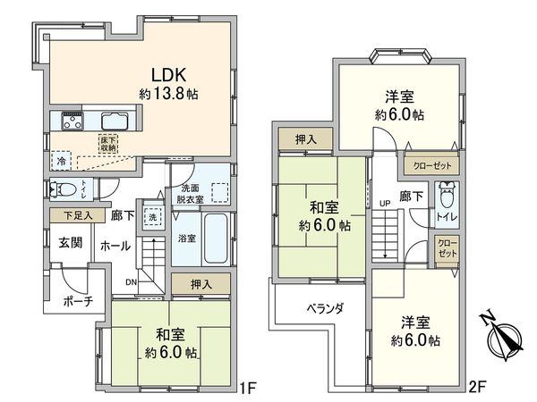 さいたま市浦和区元町3丁目 間取図(平面図) さいたま市浦和区元町3丁目 間取図(平面図)