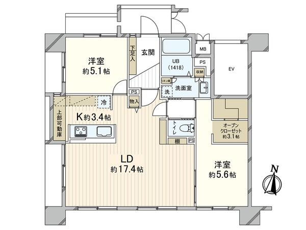 エコヴィレッジ浦和岸町 間取図(平面図)