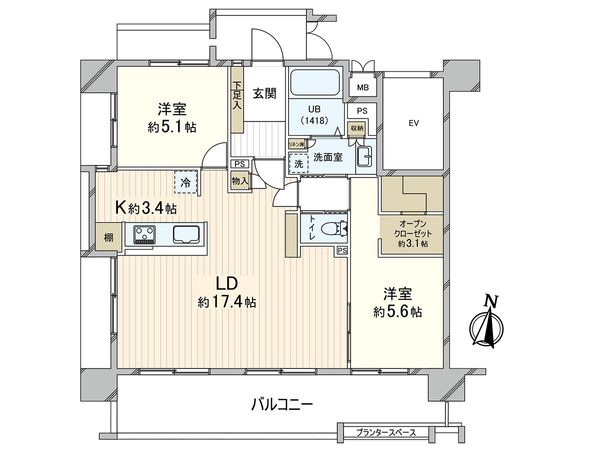 エコヴィレッジ浦和岸町 間取図(平面図)
