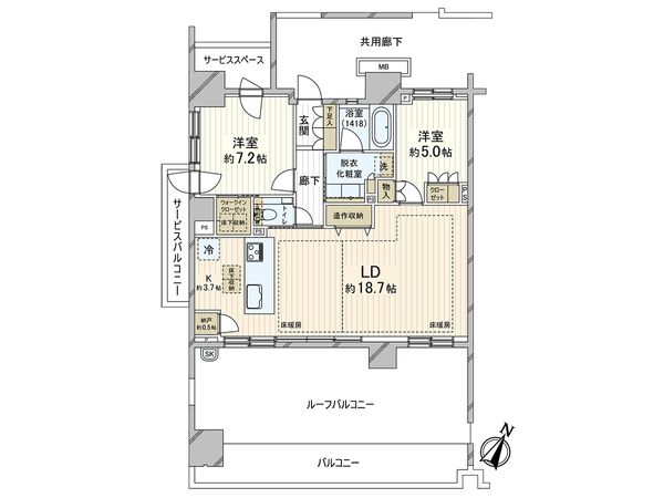 間取図(平面図)