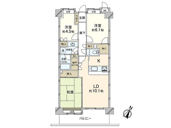 藤和シティホームズ蕨中央 間取図(平面図) 藤和シティホームズ蕨中央 間取図(平面図)