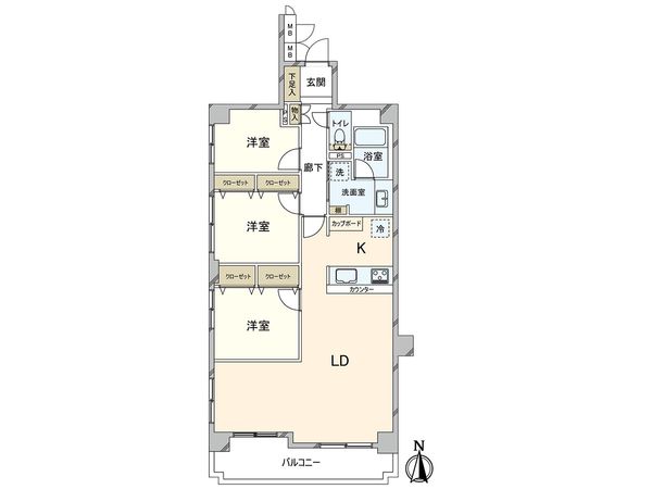 アステルコート浦和元町 間取図(平面図) 間取図(平面図)