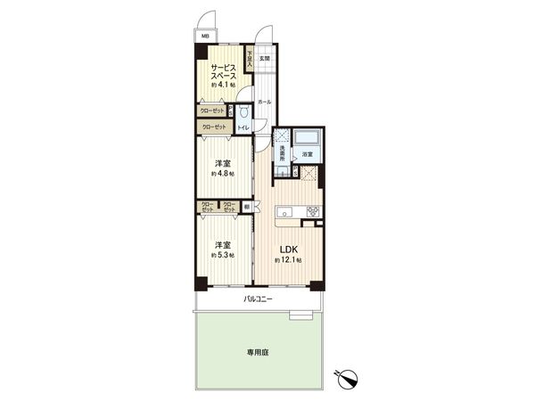 ライオンズマンション浦和トレヤ 間取図(平面図) 間取図(平面図)