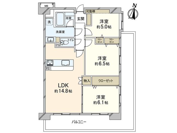 コスモ浦和常盤公園 間取図(平面図) コスモ浦和常盤公園 間取図(平面図)