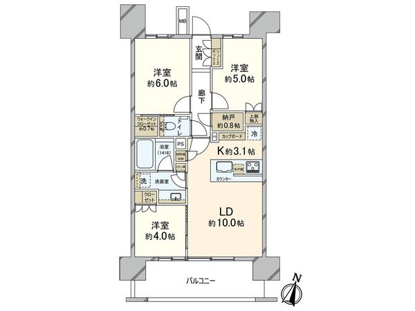 ザ・パークハウス浦和レジデンス 間取図(平面図) 間取図(平面図)