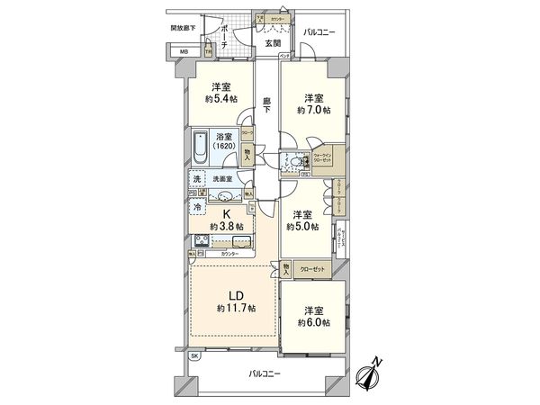 浦和常盤ハイライズ 間取図(平面図) 浦和常盤ハイライズ 間取図(平面図)