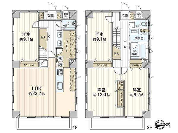 ヴィアーレ浦和 間取図(平面図)