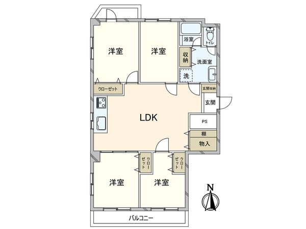 上新ハイツ西川口 間取図(平面図) 間取図(平面図)