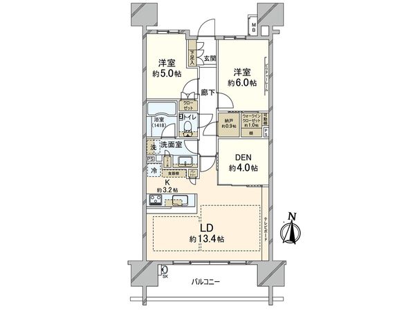 パークホームズ浦和仲町 間取図(平面図)