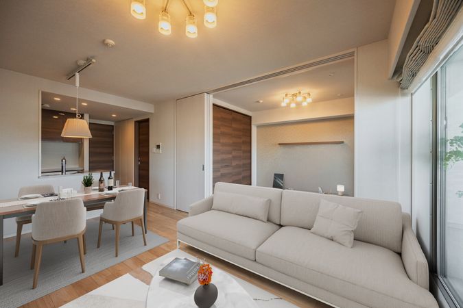 プラウド南浦和根岸 リビング