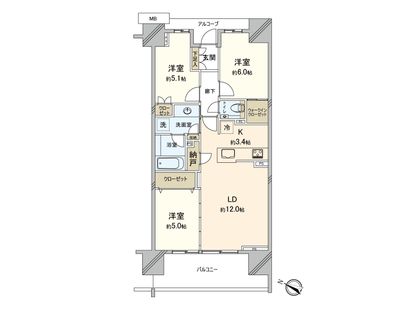 間取図(平面図)