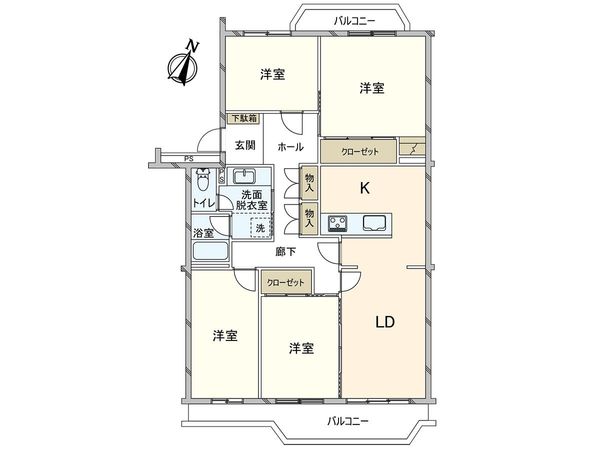 浦和パークハイツ 間取図(平面図)